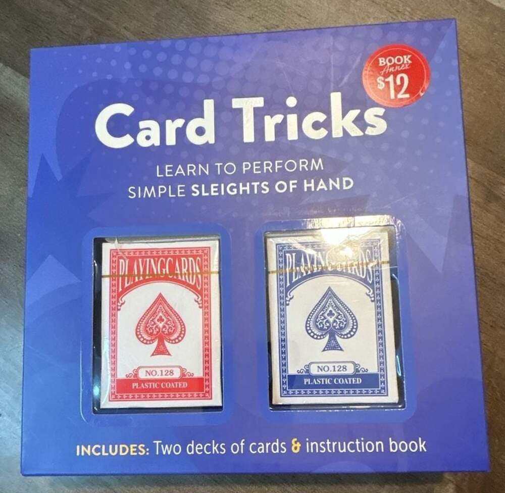 Card Tricks: Learn to Perform Simple Sleights of Hand Set w 2 Decks of Cards